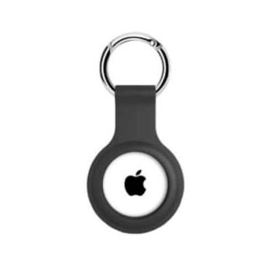 apple-airtag-silikon-premium-schutzhülle-schlüsselanhänger-schwarz-flightlife